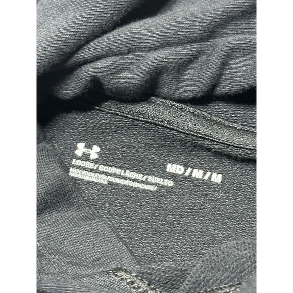 Under Armour Men's Project Rock Short Sleeve Hoodie Terry 1370465 Size Medium - Picture 3 of 8